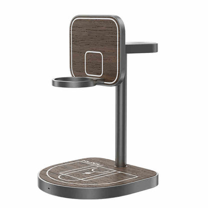 KUXIU X85 3 - in - 1 Basketball Magnetic Wireless Charger Compatible with Apple Family Bucket, Giving Boyfriend a Good Item - 𝐝𝐮𝐯𝐥𝐚𝐬𝐡𝐨𝐩.𝐜𝐨𝐦