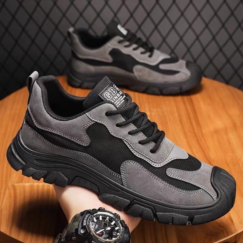 Labor protection shoes for men working on construction sites, leather sports and leisure shoes, spring style work shoes - 𝐃𝐔𝐕𝐋𝐀𝐒𝐇𝐎𝐏