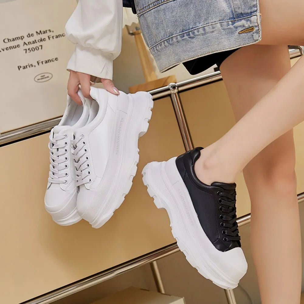Lace Up Platform Sneakers - 𝐃𝐔𝐕𝐋𝐀𝐒𝐇𝐎𝐏