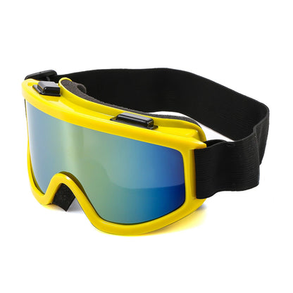 Large Frame Ski Goggles with Colorful Lens Anti - Collision Anti - Glare Lens Outdoor Sport Snow Snowboard for Snowboarding Skiing - 𝐃𝐔𝐕𝐋𝐀𝐒𝐇𝐎𝐏