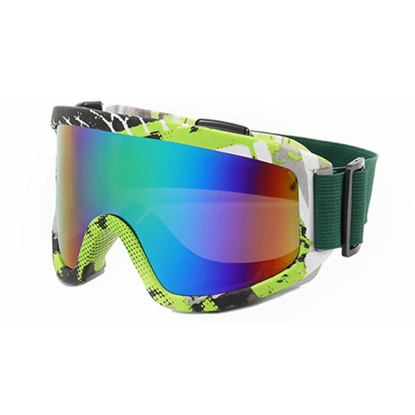 Large Frame Ski Goggles with Colorful Lens Anti - Collision Anti - Glare Lens Outdoor Sport Snow Snowboard for Snowboarding Skiing - 𝐃𝐔𝐕𝐋𝐀𝐒𝐇𝐎𝐏