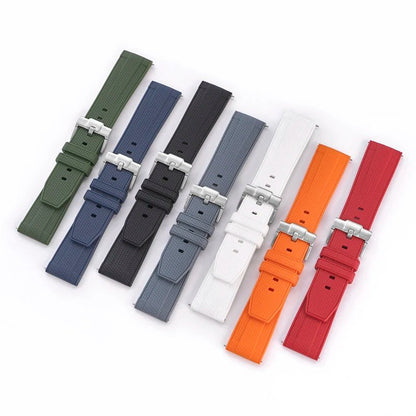 Liquid Silicone Strap 20mm 22mm Universal Quick Release Sport Watch Band for Rolex Omega MoonSwatch Diving Waterproof Bracelet - 𝐝𝐮𝐯𝐥𝐚𝐬𝐡𝐨𝐩.𝐜𝐨𝐦