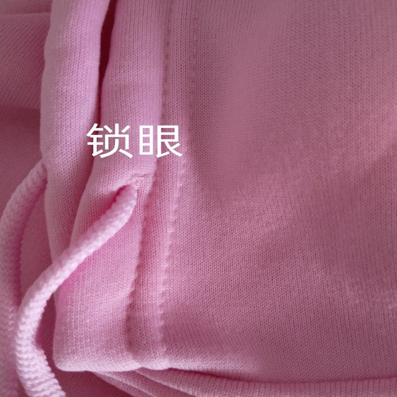 Loose Hooded Sweatshirt with Vintage Printed Letters and Drop Shoulder Sleeves for Women - 𝐝𝐮𝐯𝐥𝐚𝐬𝐡𝐨𝐩.𝐜𝐨𝐦