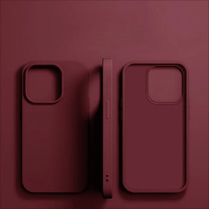 Luxury Liquid Silicone Phone Case for APPLE iPhone 11 13 12 14 15 16 Pro Max Cases for iPhone 15 Plus Shockproof Protector Cover - 𝐃𝐔𝐕𝐋𝐀𝐒𝐇𝐎𝐏