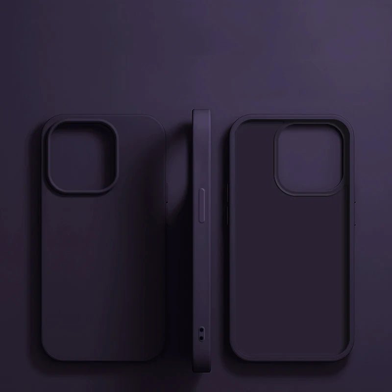 Luxury Liquid Silicone Phone Case for APPLE iPhone 11 13 12 14 15 16 Pro Max Cases for iPhone 15 Plus Shockproof Protector Cover - 𝐃𝐔𝐕𝐋𝐀𝐒𝐇𝐎𝐏