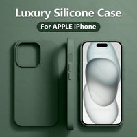 Luxury Liquid Silicone Phone Case for APPLE iPhone 11 13 12 14 15 16 Pro Max Cases for iPhone 15 Plus Shockproof Protector Cover - 𝐃𝐔𝐕𝐋𝐀𝐒𝐇𝐎𝐏