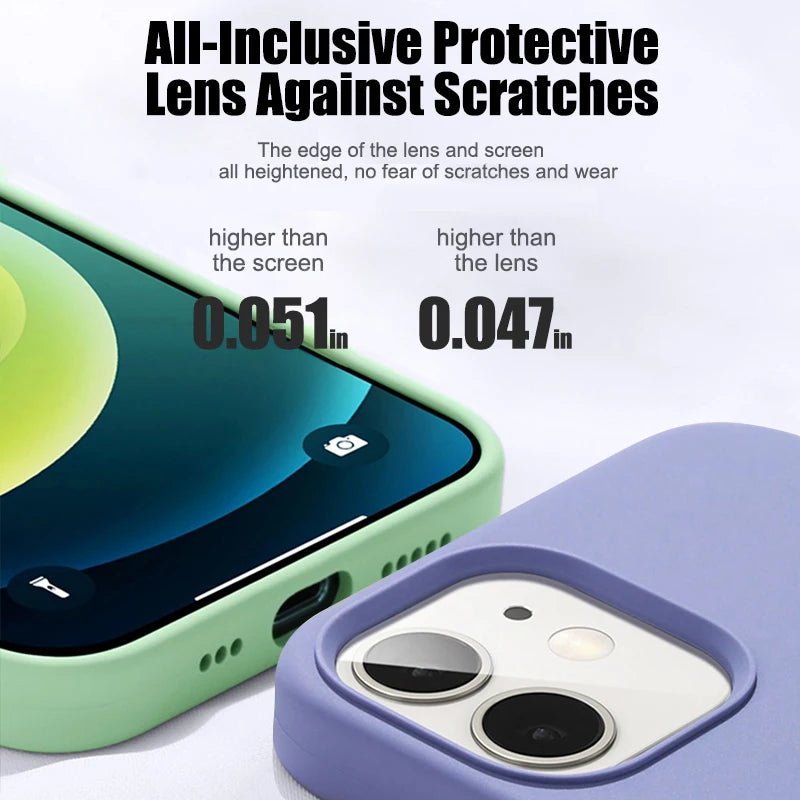 Luxury Liquid Silicone Phone Case for APPLE iPhone 11 13 12 14 15 16 Pro Max Cases for iPhone 15 Plus Shockproof Protector Cover - 𝐃𝐔𝐕𝐋𝐀𝐒𝐇𝐎𝐏