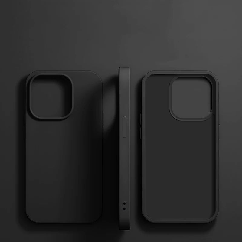 Luxury Liquid Silicone Phone Case for APPLE iPhone 11 13 12 14 15 16 Pro Max Cases for iPhone 15 Plus Shockproof Protector Cover - 𝐃𝐔𝐕𝐋𝐀𝐒𝐇𝐎𝐏