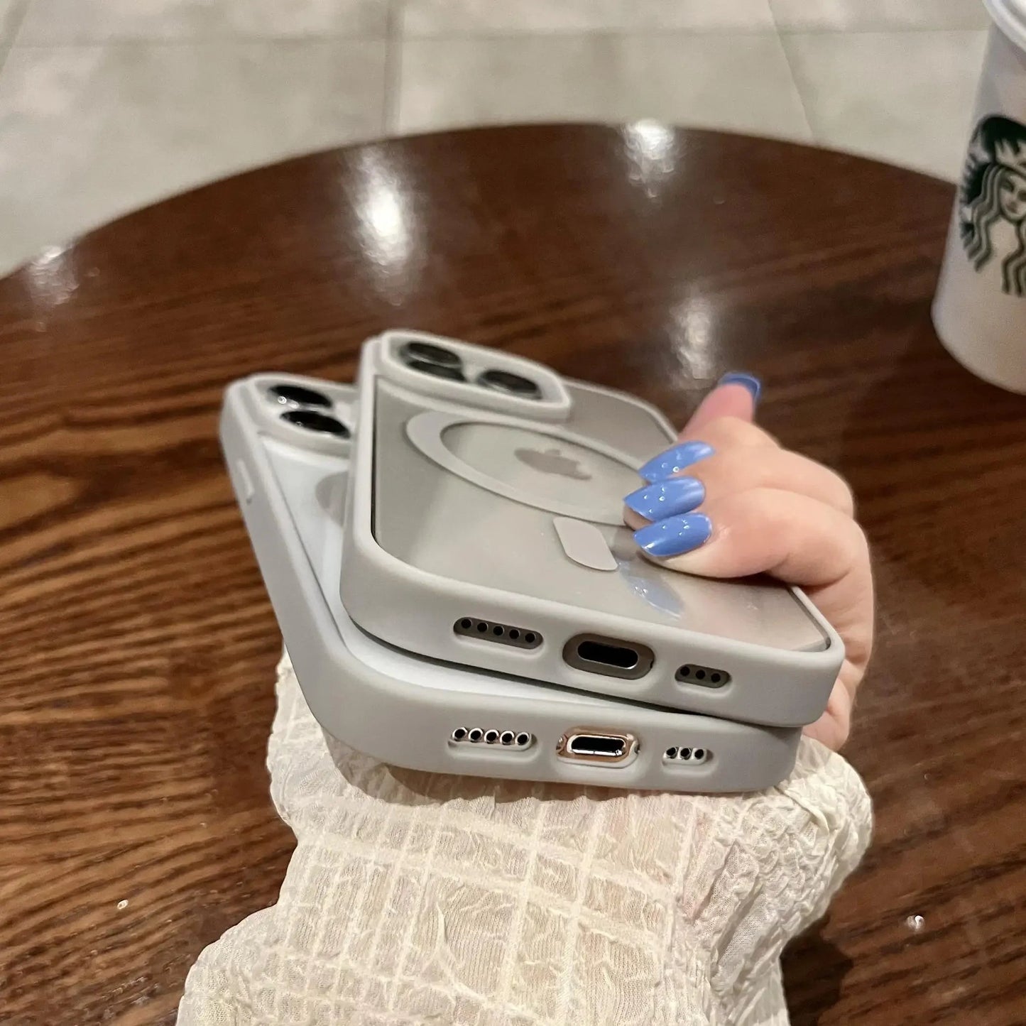 Luxury Shockproof Magsafe Phone Case for iPhone 17 16 15 14 Plus 13 12 Mini 11 Pro X XR XS Max Clear Magnetic Bumper Cover - 𝐃𝐔𝐕𝐋𝐀𝐒𝐇𝐎𝐏