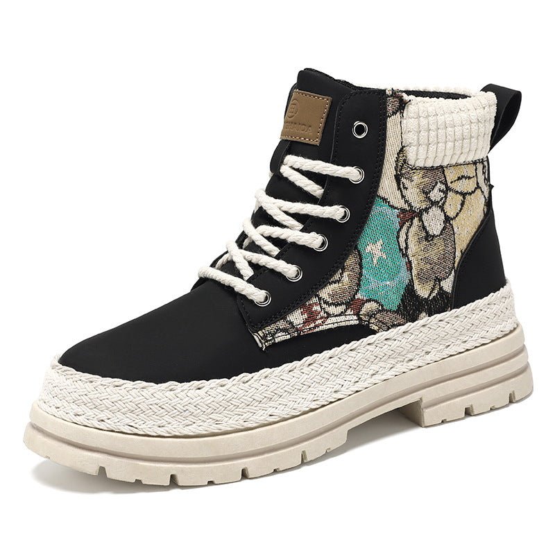 Martin boots men's shoes casual versatile men's shoes new trend workwear boots high top shoes men's shoes - 𝐝𝐮𝐯𝐥𝐚𝐬𝐡𝐨𝐩.𝐜𝐨𝐦