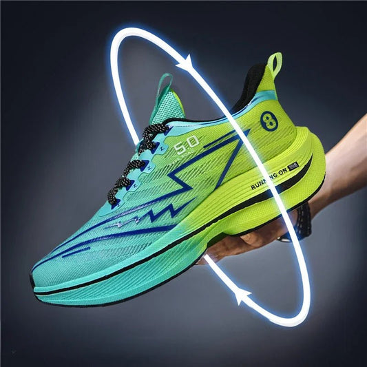 Men Sport Shoes Professional Cushioned Carbon Plate Running Shoes Breathable Lace - up Casual Sneakers Marathon Athletic Footwear - 𝐝𝐮𝐯𝐥𝐚𝐬𝐡𝐨𝐩.𝐜𝐨𝐦