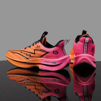 Men Sport Shoes Professional Cushioned Carbon Plate Running Shoes Breathable Lace - up Casual Sneakers Marathon Athletic Footwear - 𝐝𝐮𝐯𝐥𝐚𝐬𝐡𝐨𝐩.𝐜𝐨𝐦