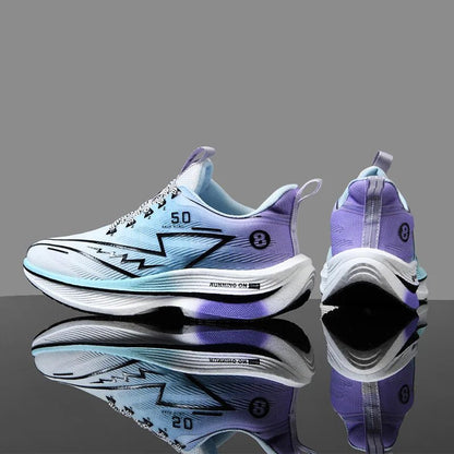 Men Sport Shoes Professional Cushioned Carbon Plate Running Shoes Breathable Lace - up Casual Sneakers Marathon Athletic Footwear - 𝐝𝐮𝐯𝐥𝐚𝐬𝐡𝐨𝐩.𝐜𝐨𝐦