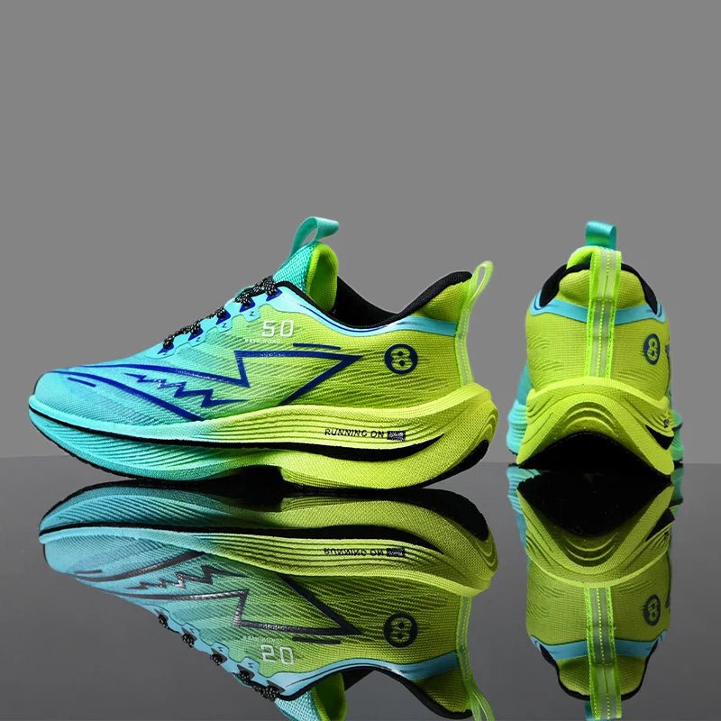 Men Sport Shoes Professional Cushioned Carbon Plate Running Shoes Breathable Lace - up Casual Sneakers Marathon Athletic Footwear - 𝐃𝐔𝐕𝐋𝐀𝐒𝐇𝐎𝐏