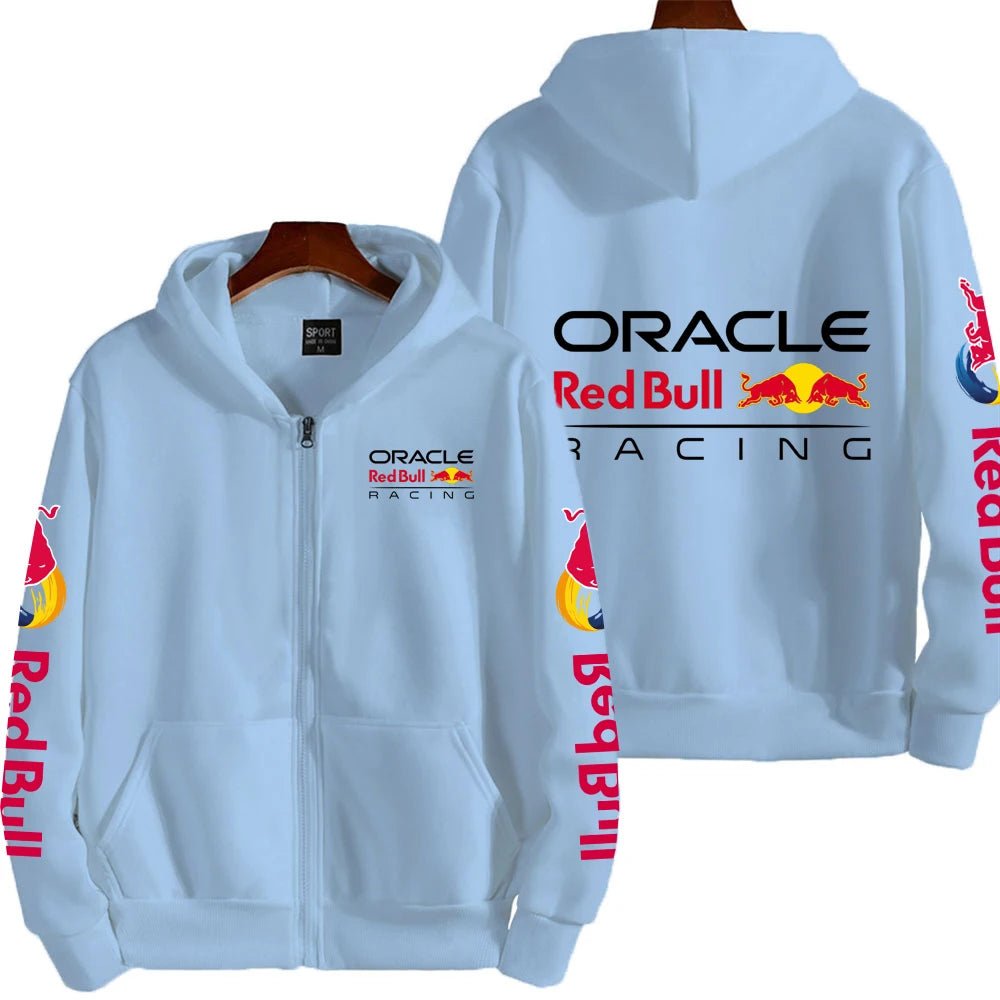 Men Spring and Autumn New Red Bull racing Extreme Sports Zipper Hoodie Women's Zipper Sportswear Fashion Couple Coat - 𝐃𝐔𝐕𝐋𝐀𝐒𝐇𝐎𝐏