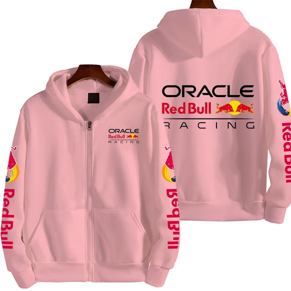 Men Spring and Autumn New Red Bull racing Extreme Sports Zipper Hoodie Women's Zipper Sportswear Fashion Couple Coat - 𝐃𝐔𝐕𝐋𝐀𝐒𝐇𝐎𝐏