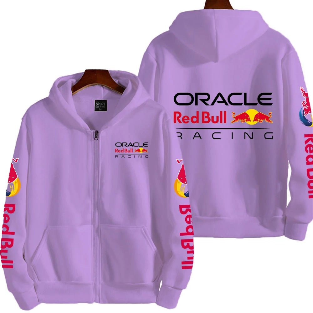 Men Spring and Autumn New Red Bull racing Extreme Sports Zipper Hoodie Women's Zipper Sportswear Fashion Couple Coat - 𝐃𝐔𝐕𝐋𝐀𝐒𝐇𝐎𝐏