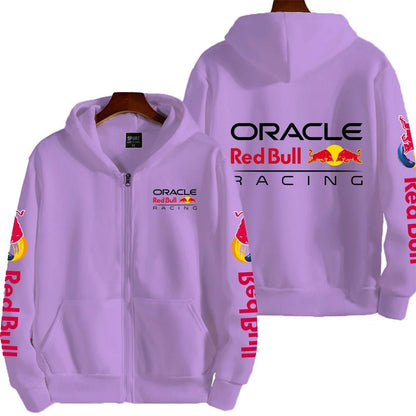 Men Spring and Autumn New Red Bull racing Extreme Sports Zipper Hoodie Women's Zipper Sportswear Fashion Couple Coat - 𝐃𝐔𝐕𝐋𝐀𝐒𝐇𝐎𝐏