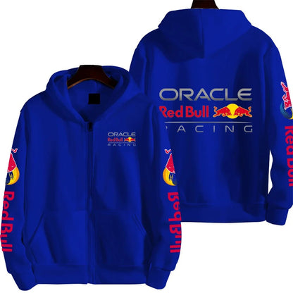Men Spring and Autumn New Red Bull racing Extreme Sports Zipper Hoodie Women's Zipper Sportswear Fashion Couple Coat - 𝐃𝐔𝐕𝐋𝐀𝐒𝐇𝐎𝐏