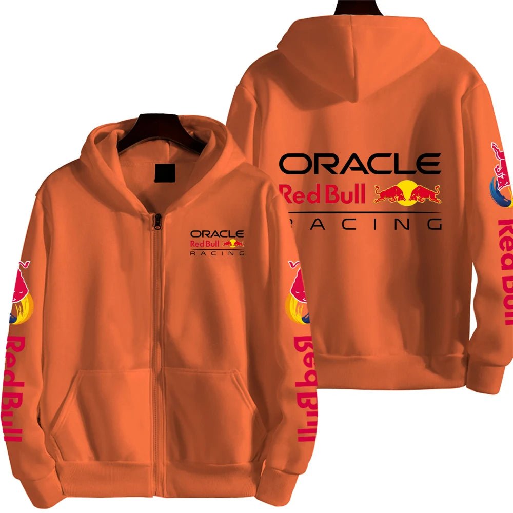 Men Spring and Autumn New Red Bull racing Extreme Sports Zipper Hoodie Women's Zipper Sportswear Fashion Couple Coat - 𝐃𝐔𝐕𝐋𝐀𝐒𝐇𝐎𝐏
