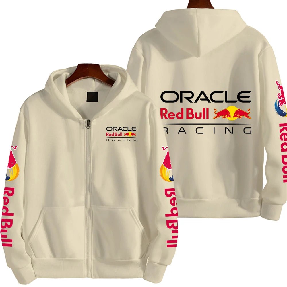 Men Spring and Autumn New Red Bull racing Extreme Sports Zipper Hoodie Women's Zipper Sportswear Fashion Couple Coat - 𝐃𝐔𝐕𝐋𝐀𝐒𝐇𝐎𝐏