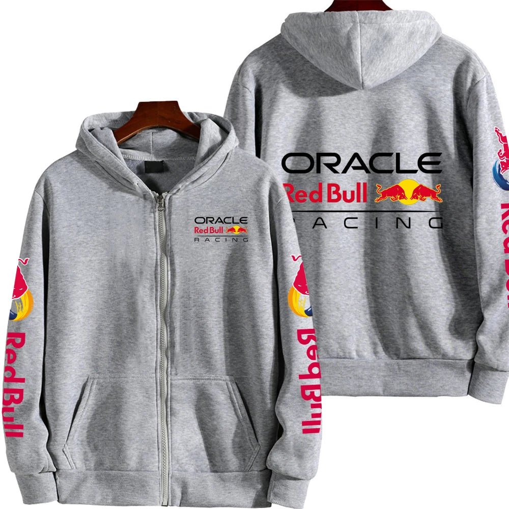 Men Spring and Autumn New Red Bull racing Extreme Sports Zipper Hoodie Women's Zipper Sportswear Fashion Couple Coat - 𝐃𝐔𝐕𝐋𝐀𝐒𝐇𝐎𝐏