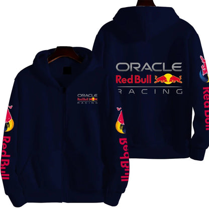 Men Spring and Autumn New Red Bull racing Extreme Sports Zipper Hoodie Women's Zipper Sportswear Fashion Couple Coat - 𝐃𝐔𝐕𝐋𝐀𝐒𝐇𝐎𝐏