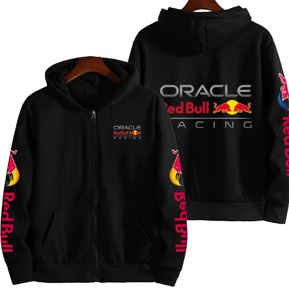 Men Spring and Autumn New Red Bull racing Extreme Sports Zipper Hoodie Women's Zipper Sportswear Fashion Couple Coat - 𝐃𝐔𝐕𝐋𝐀𝐒𝐇𝐎𝐏