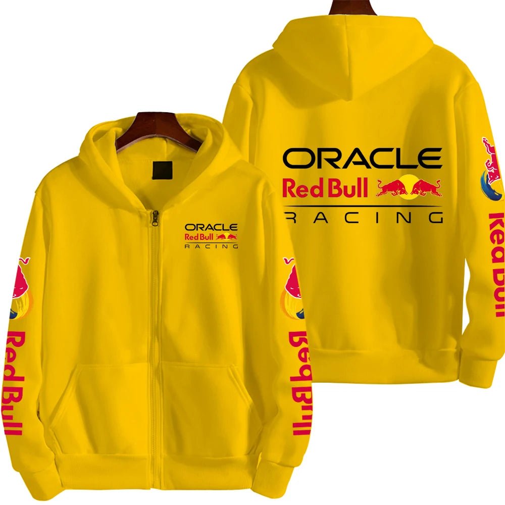 Men Spring and Autumn New Red Bull racing Extreme Sports Zipper Hoodie Women's Zipper Sportswear Fashion Couple Coat - 𝐃𝐔𝐕𝐋𝐀𝐒𝐇𝐎𝐏