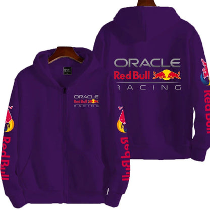 Men Spring and Autumn New Red Bull racing Extreme Sports Zipper Hoodie Women's Zipper Sportswear Fashion Couple Coat - 𝐃𝐔𝐕𝐋𝐀𝐒𝐇𝐎𝐏