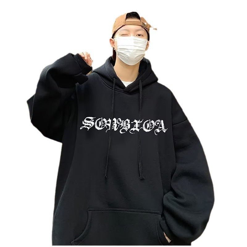 Men's Cross Wings Trendy Loose Lazy Style Casual Hoodie Jacket - 𝐝𝐮𝐯𝐥𝐚𝐬𝐡𝐨𝐩.𝐜𝐨𝐦