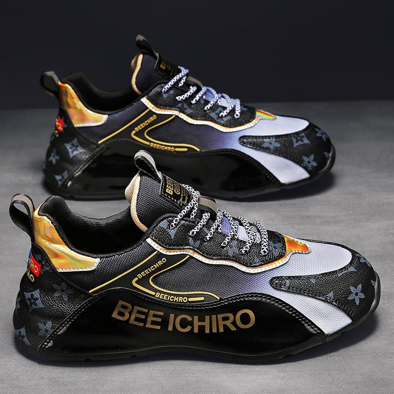 Men's Shoes Colorful Package Bottom Shoes Comfortable Leather Inside High Casual Sports Trend - 𝐝𝐮𝐯𝐥𝐚𝐬𝐡𝐨𝐩.𝐜𝐨𝐦