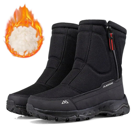 Men's Winter Waterproof Insulated Shell Warm Inner Comfortable Outdoor Snow Boots - 𝐝𝐮𝐯𝐥𝐚𝐬𝐡𝐨𝐩.𝐜𝐨𝐦