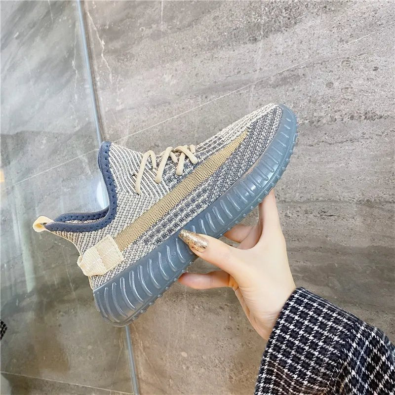 Mesh Lace - Up Platform Athletic Shoes - 𝐝𝐮𝐯𝐥𝐚𝐬𝐡𝐨𝐩.𝐜𝐨𝐦