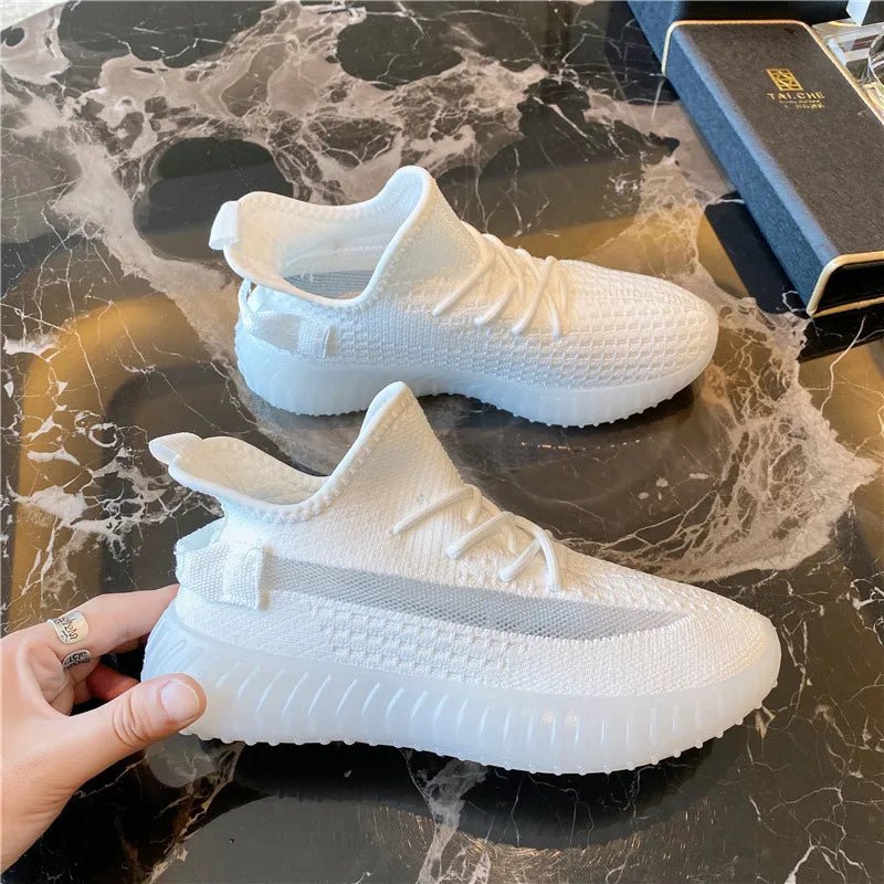 Mesh Lace - Up Platform Athletic Shoes - 𝐝𝐮𝐯𝐥𝐚𝐬𝐡𝐨𝐩.𝐜𝐨𝐦