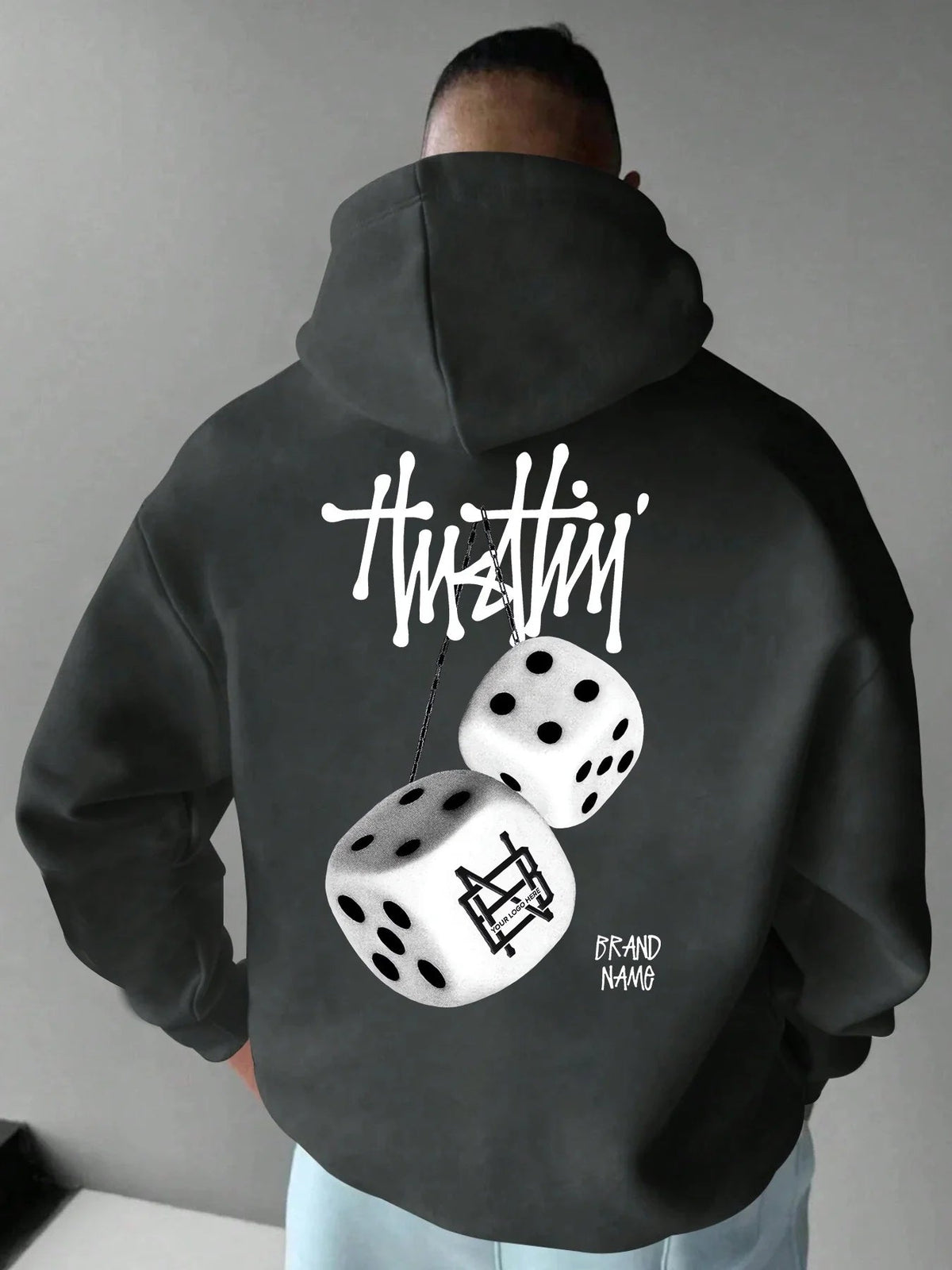 New autumn and winter men's hoodie sweatshirt geometric pattern printing adult street casual fashion loose long - sleeved top - 𝐃𝐔𝐕𝐋𝐀𝐒𝐇𝐎𝐏