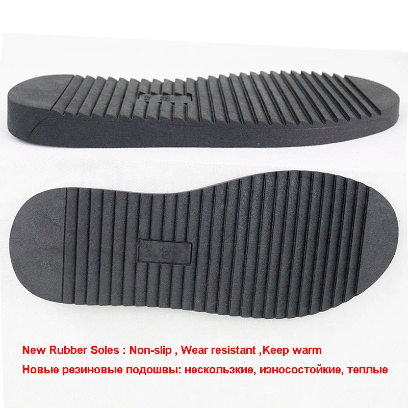 New Fashion Big Fox Fur Woman Snow Boots Lady Winter Boots Genuine Cowhide Leather Mid - calf Warm Boots Women Boots Shoes - 𝐝𝐮𝐯𝐥𝐚𝐬𝐡𝐨𝐩.𝐜𝐨𝐦