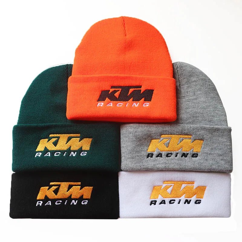 New KTM Embroidered Knitted Hat, Winter Warm Skiing Sports Hat, Men's and Women's Same Style, Anti Cold Knitted Hat, Cold Hat - 𝐃𝐔𝐕𝐋𝐀𝐒𝐇𝐎𝐏