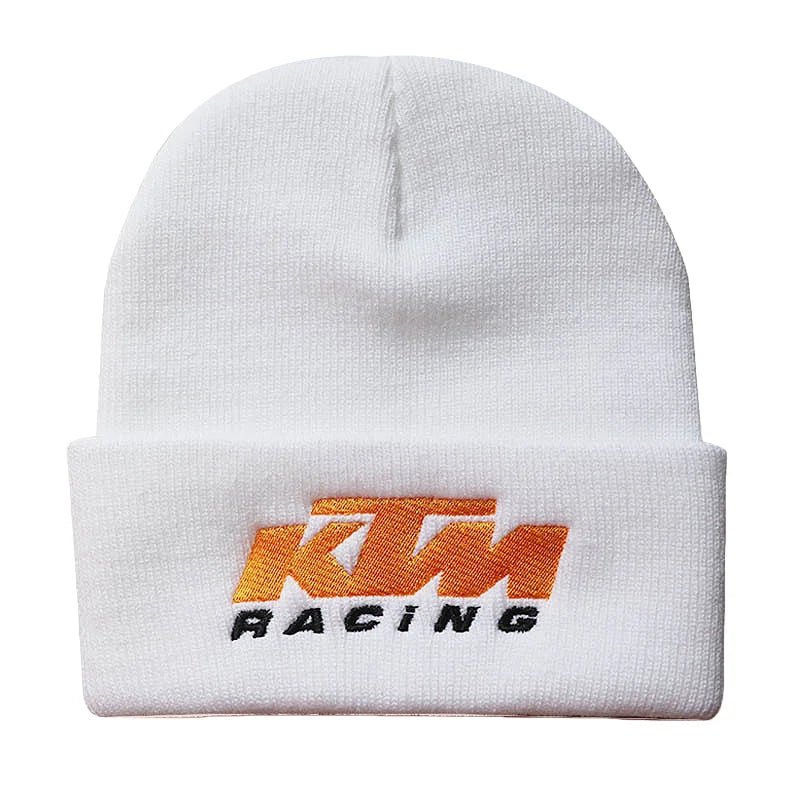 New KTM Embroidered Knitted Hat, Winter Warm Skiing Sports Hat, Men's and Women's Same Style, Anti Cold Knitted Hat, Cold Hat - 𝐃𝐔𝐕𝐋𝐀𝐒𝐇𝐎𝐏