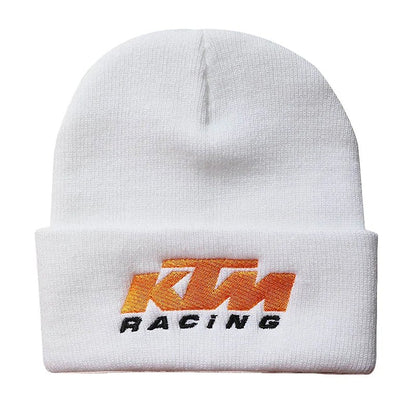 New KTM Embroidered Knitted Hat, Winter Warm Skiing Sports Hat, Men's and Women's Same Style, Anti Cold Knitted Hat, Cold Hat - 𝐃𝐔𝐕𝐋𝐀𝐒𝐇𝐎𝐏
