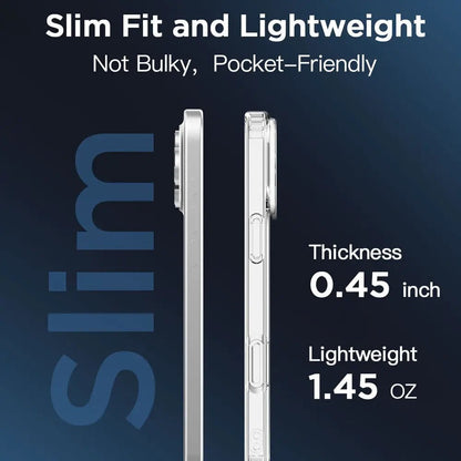 Original Magnetic Transparent Phone Case For iPhone 17 Air 16 15 14 13 12 11 Pro Max Plus 16e E Magsafe Silicone Cover Funda - 𝐃𝐔𝐕𝐋𝐀𝐒𝐇𝐎𝐏