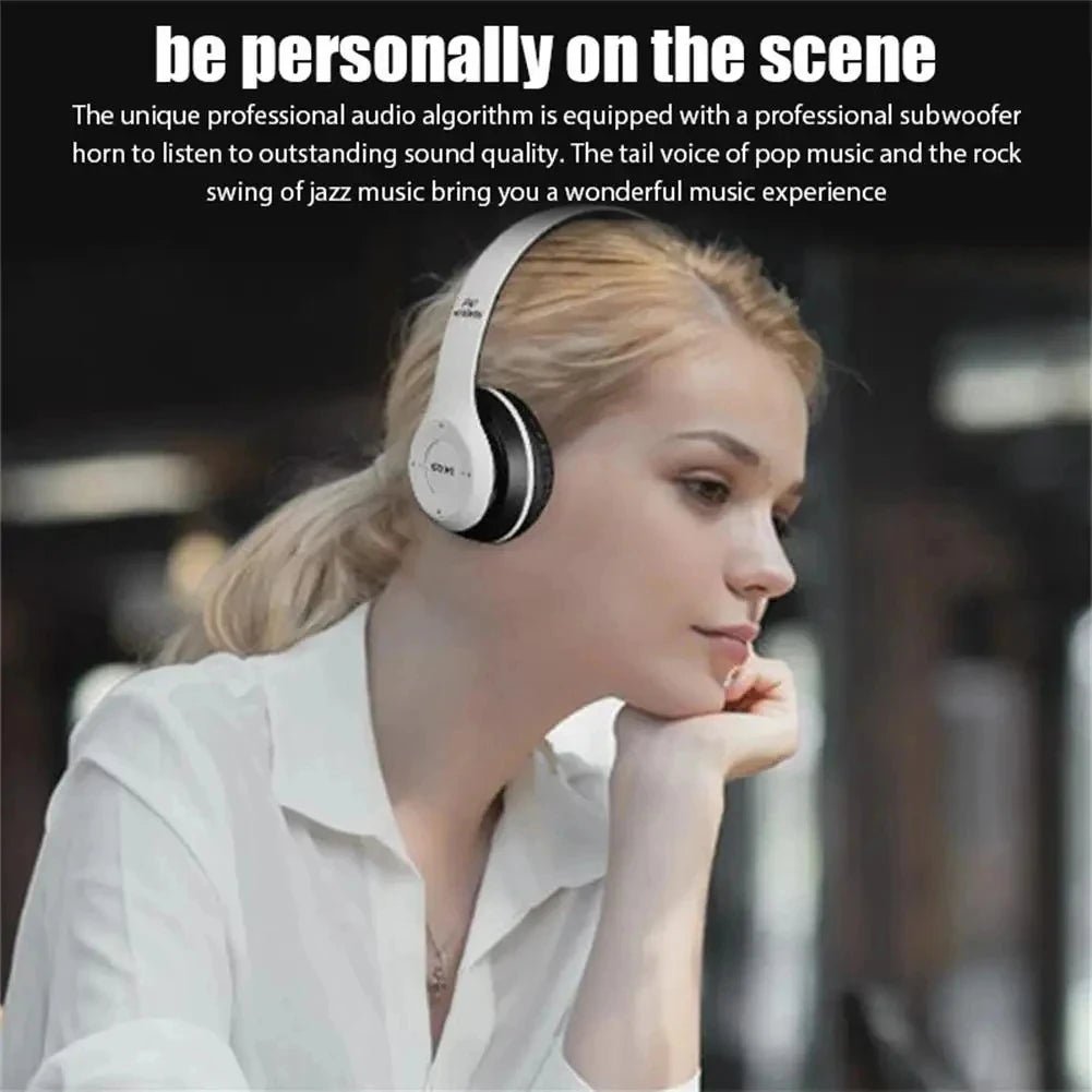 P47 Wireless Headphones Bluetooth 5.0 Earphones Foldable HIFI Stereo Bass for Music Gaming Kid Girl Earphone for Smartphone - 𝐝𝐮𝐯𝐥𝐚𝐬𝐡𝐨𝐩.𝐜𝐨𝐦