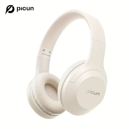 Picun B - 01S Wireless Headphones, HD Stereo Sound Over Ear Headphones With Built - in Microphones, Deep Bass 40 Hours Playtime, Headset HiFi Stereo Foldable Lightweight Headset, TF/For Cell Phone/PC/Home. - 𝐃𝐔𝐕𝐋𝐀𝐒𝐇𝐎𝐏