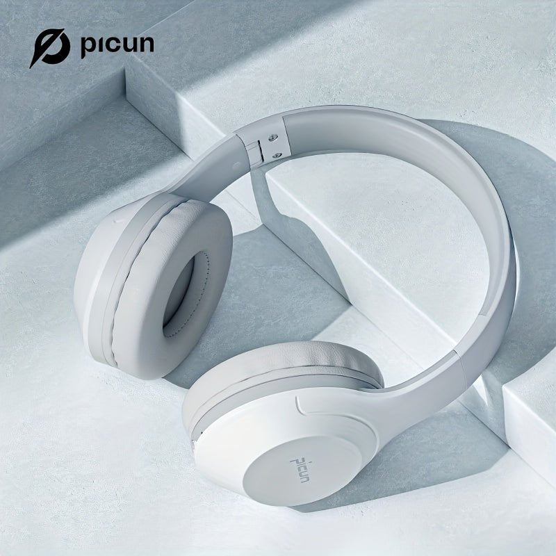 Picun B - 01S Wireless Headphones, HD Stereo Sound Over Ear Headphones With Built - in Microphones, Deep Bass 40 Hours Playtime, Headset HiFi Stereo Foldable Lightweight Headset, TF/For Cell Phone/PC/Home. - 𝐃𝐔𝐕𝐋𝐀𝐒𝐇𝐎𝐏