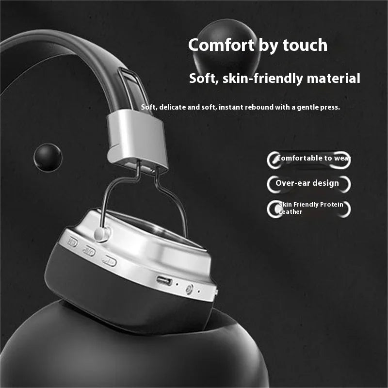 Retro On - Ear Wireless Headset Bluetooth Talking Headset Surround Sound Headset Bluetooth 5.3 DR02 - 𝐝𝐮𝐯𝐥𝐚𝐬𝐡𝐨𝐩.𝐜𝐨𝐦