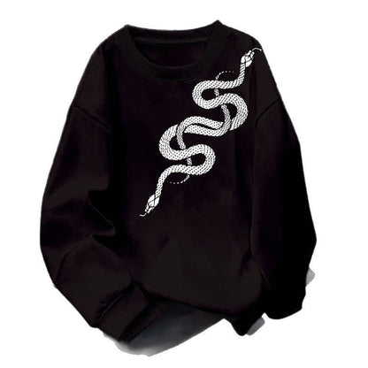 Round neck pullover long sleeved sweatshirt - 𝐝𝐮𝐯𝐥𝐚𝐬𝐡𝐨𝐩.𝐜𝐨𝐦