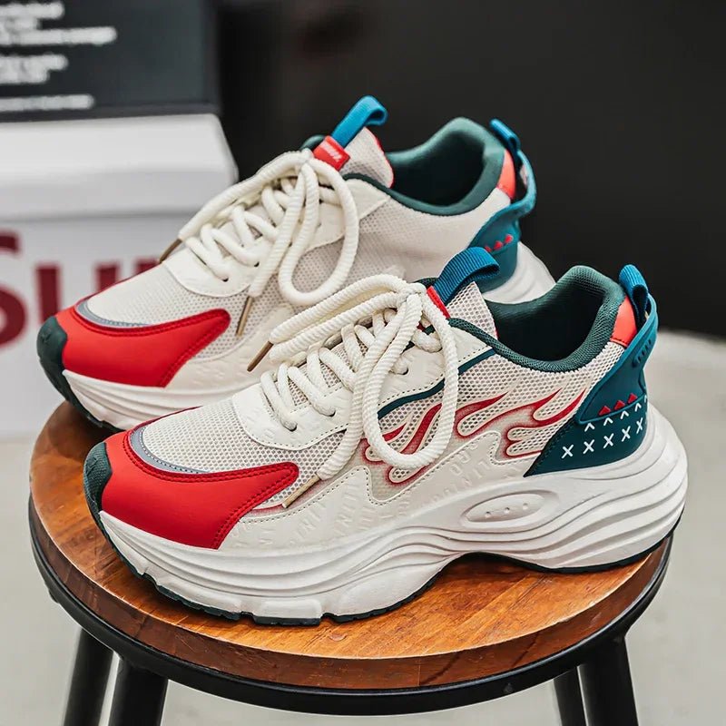 Running Shoes Men Mesh Breathable Thick Bottomed Comfortable Outdoor Sports Gym Jogging Shoes Original Sneakers for Man - 𝐃𝐔𝐕𝐋𝐀𝐒𝐇𝐎𝐏