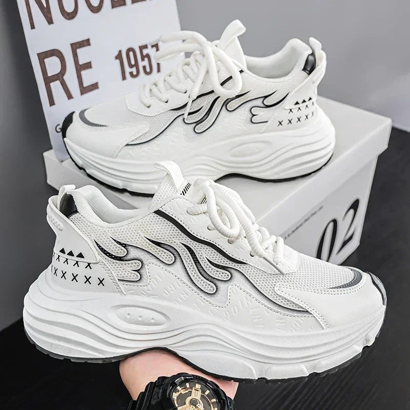 Running Shoes Men Mesh Breathable Thick Bottomed Comfortable Outdoor Sports Gym Jogging Shoes Original Sneakers for Man - 𝐃𝐔𝐕𝐋𝐀𝐒𝐇𝐎𝐏