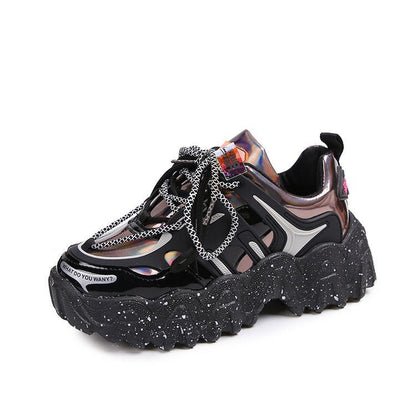 Show Feet Little Old Shoes Women's Trendy New Thick Sole Sneakers Wave Casual Shoes - 𝐝𝐮𝐯𝐥𝐚𝐬𝐡𝐨𝐩.𝐜𝐨𝐦