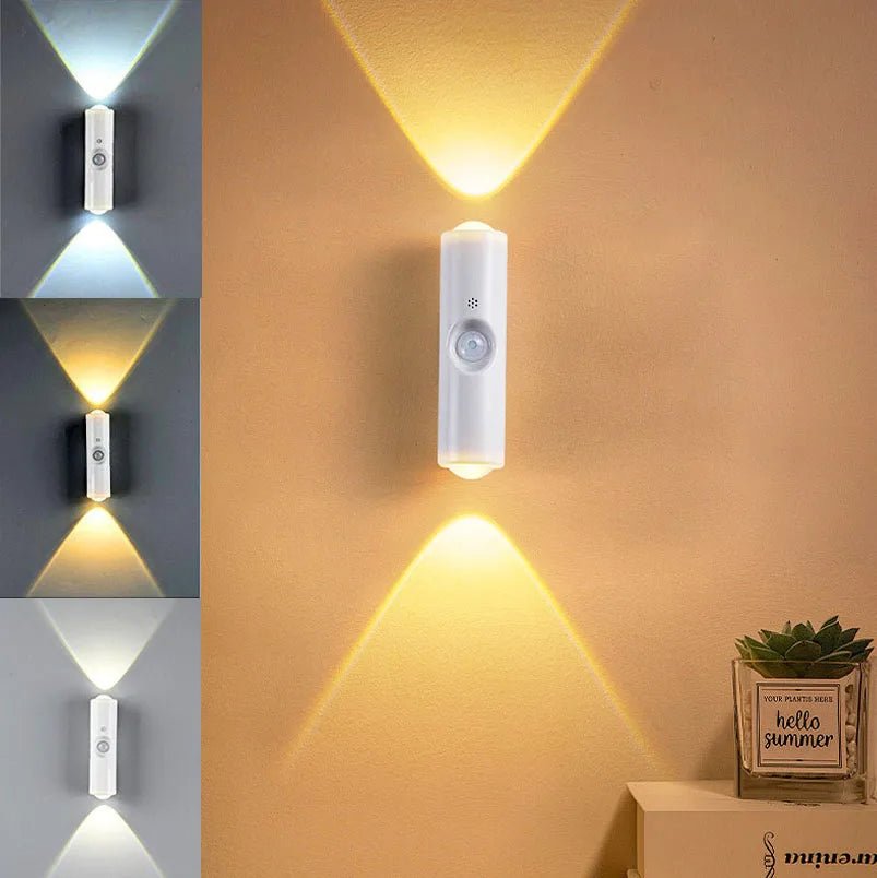Smart RGB Gradient Night Light Magnetic Motion Sensor Rechargeable Wall Lamp for Bedroom Bathroom Closet Garden Home Decor - 𝐝𝐮𝐯𝐥𝐚𝐬𝐡𝐨𝐩.𝐜𝐨𝐦